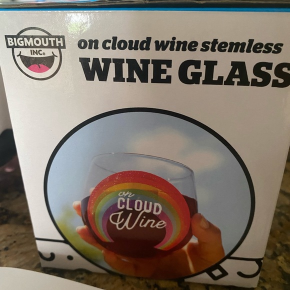 Bigmouth Inc • On Cloud Wine Stemless Wine Glass - Picture 7 of 8